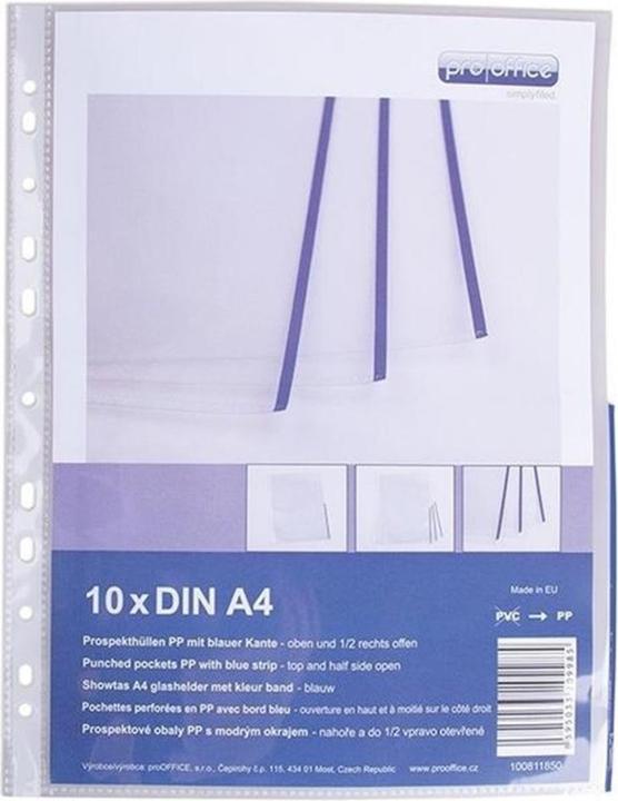 Produktbild Hwb Zeigetaschen glasklar (A4, 10x)