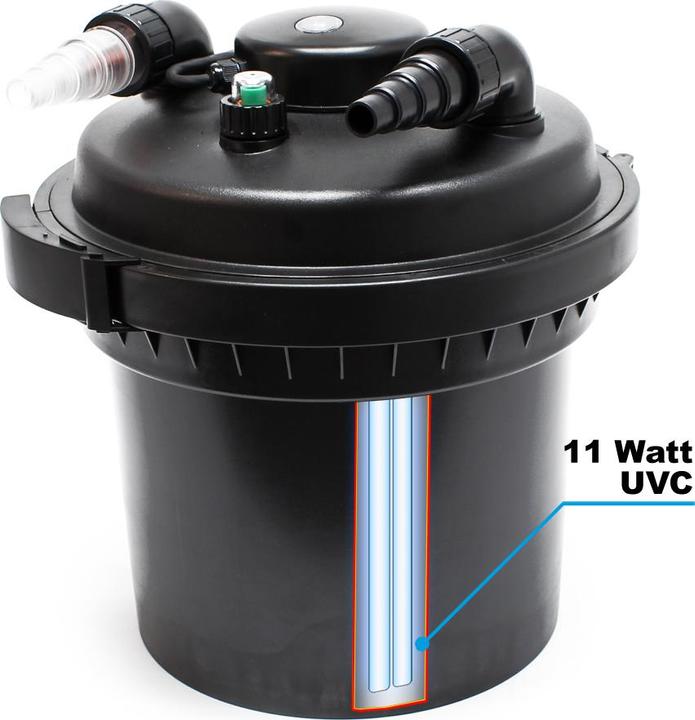 Produktbild SunSun CPF-380 Druckteichfilter 10.000 l/h / 11 W Teichdruckfilter Teichfilter