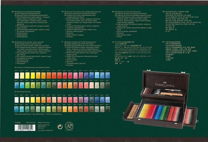 Produktbild Faber-Castell Holzkoffer Art&Graphic Collection (125 x)