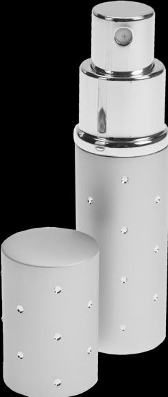 Immagine prodotto Nebulizzatore tascabile, argento, con puntini argentati, per 10 ml Altezza: 9 cm (10 ml)