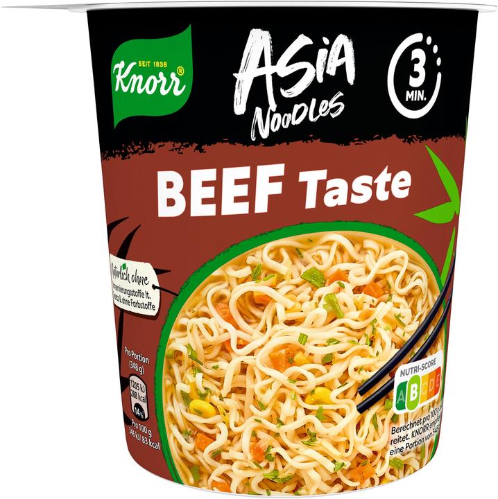Image du produit Knorr Asia Noodles Gobelet à snacks Beef Taste (63 g)