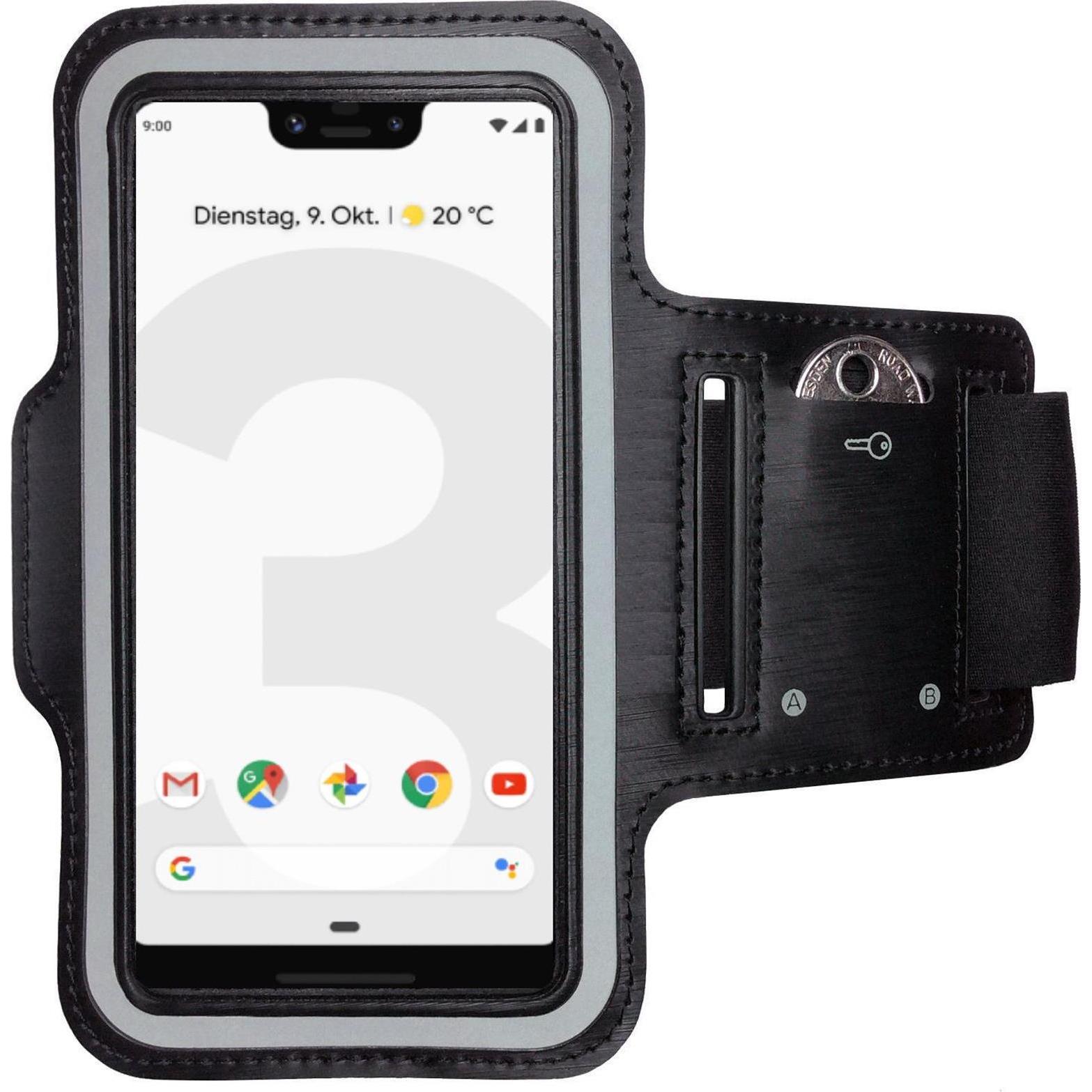 CoverKingz Sportarmband für Google Pixel 3 XL, Smartphone Sportarmband, Schwarz