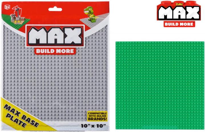 Actual product image Zuru MAX Build More display of 24 play bases 25.5 x 25.5 cm - 2 colours