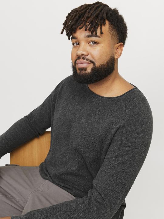 Actual product image Jack & Jones Round neck plus size sweater (5XL)