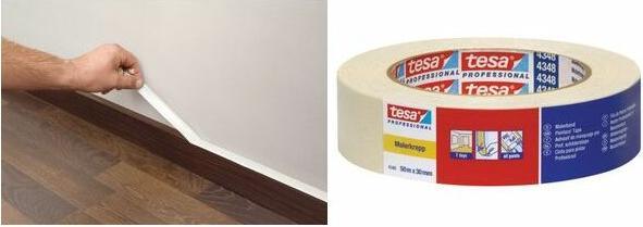 Image du produit tesa Crêpe de peintre 4348 ruban de masquage papier standard, 50 mm x 50m (50 mm)