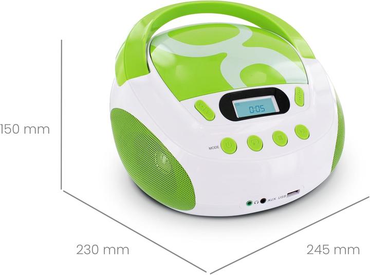 Image du produit Metronic Gulli CD MP3 Radio Portable Stereo (CD Player, MP3)