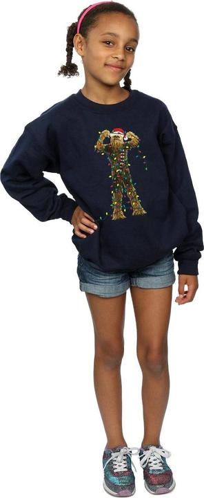 Produktbild Star Wars Chewbacca Christmas Lights Sweatshirt Mädchen (140, 146)