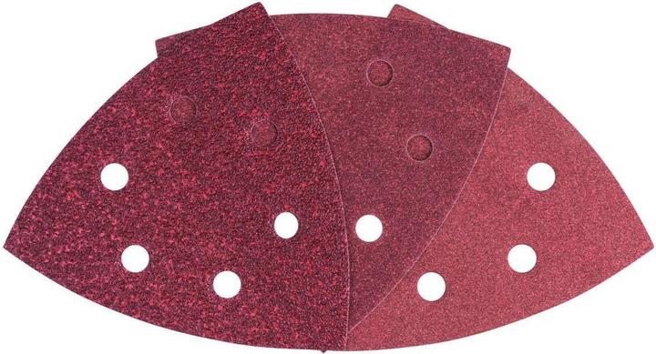 Produktbild Bosch Zubehör Schleifblatt-Set für Deltaschleifer, 105 mm, 60, 120, 180, 6 Löcher, 25er-Pack (180, 60, 80)