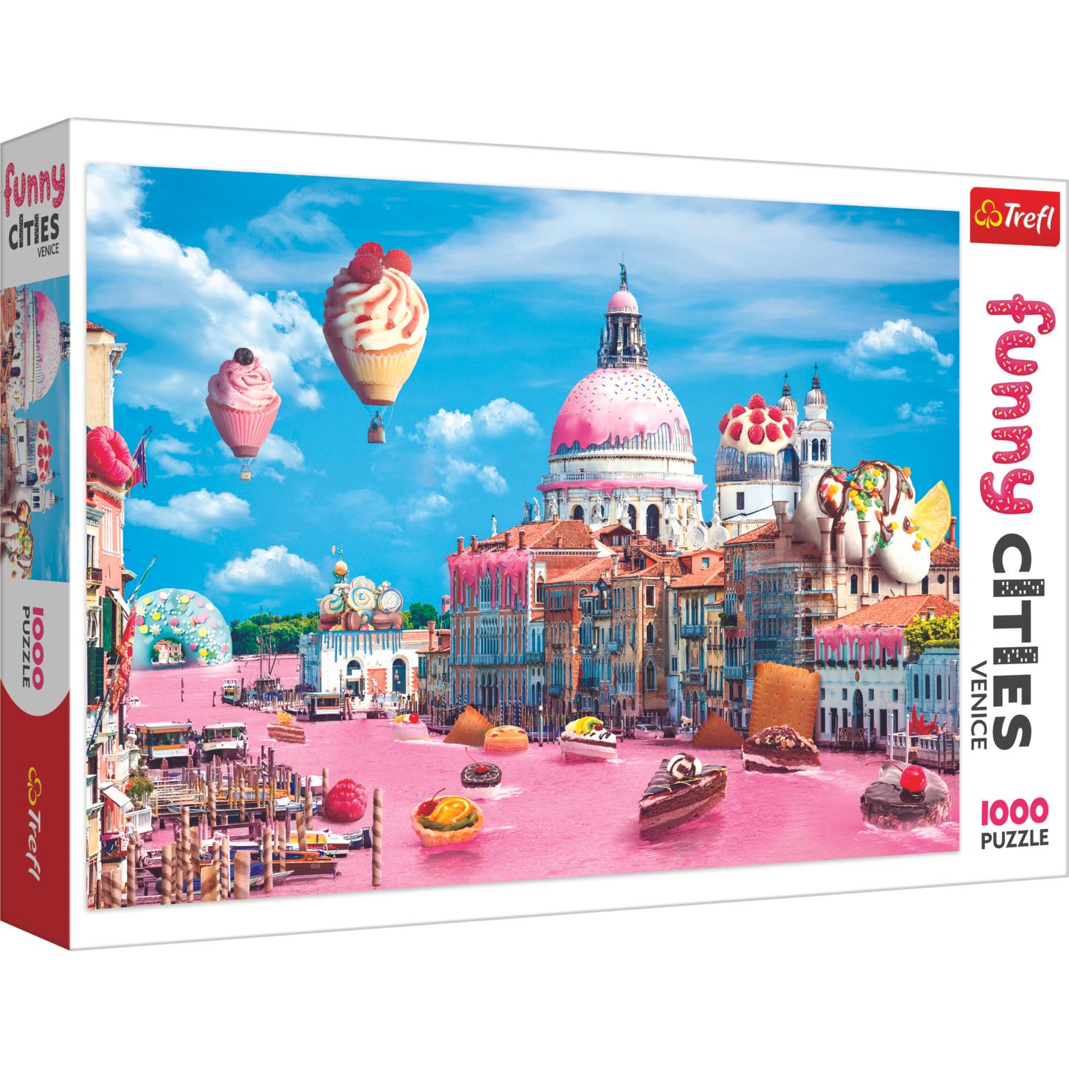 Trefl Puzzle Funny Cities/Sssigkeiten in Venedig 1000 Teile (1000 Teile)