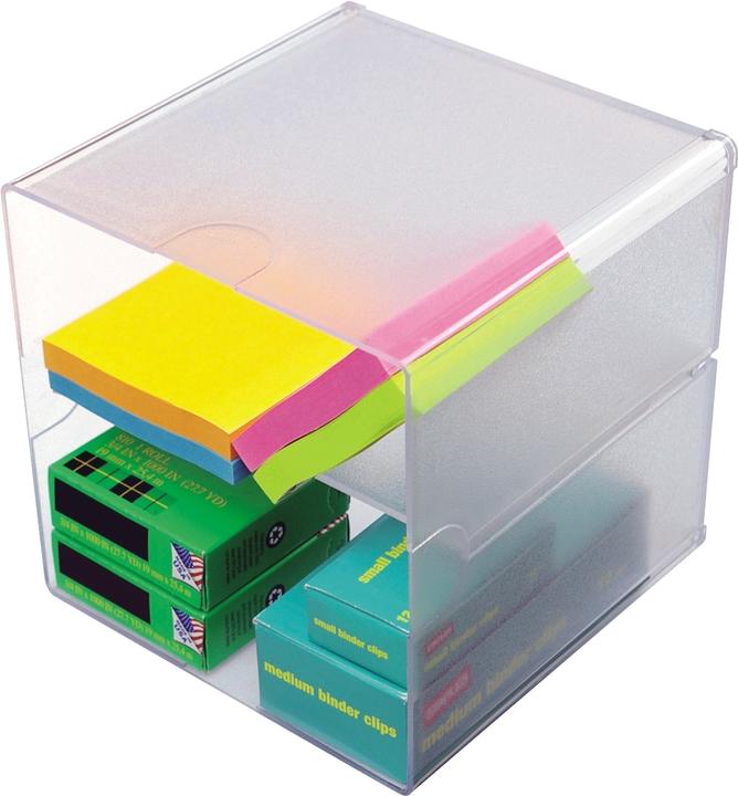 Image du produit Deflecto Boîte d'organisation Séparateur CUBE Dimensions : 15,2 x 15,2 x 15,2 cm (L x H x P) Matériau : (15.30 cm)