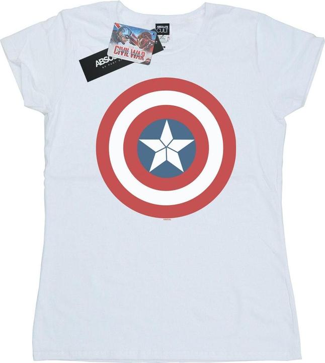 Image du produit - T-shirt CAPTAIN AMERICA CIVIL WAR SHIELD - Femme (M)
