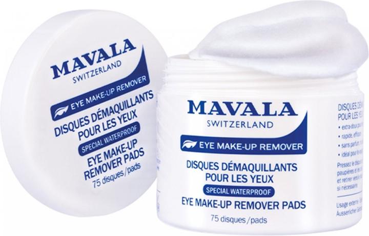 Actual product image Mavala Eye make-up remover pads (Make-up remover, 198 ml)
