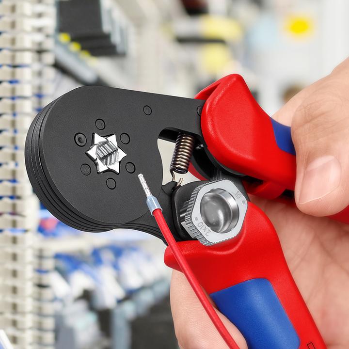Image du produit Knipex Pince à sertir auto-réglable (180 mm)
