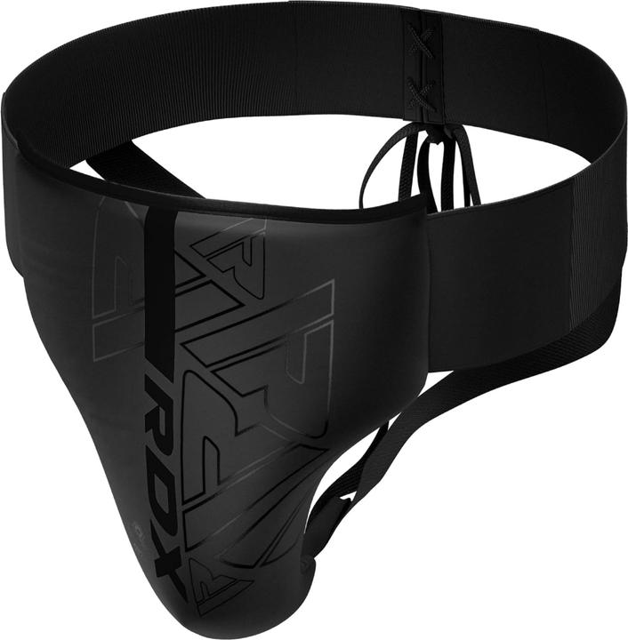 Actual product image Rdx Groin Guard Rex F6 Matte Black-XL (XL)