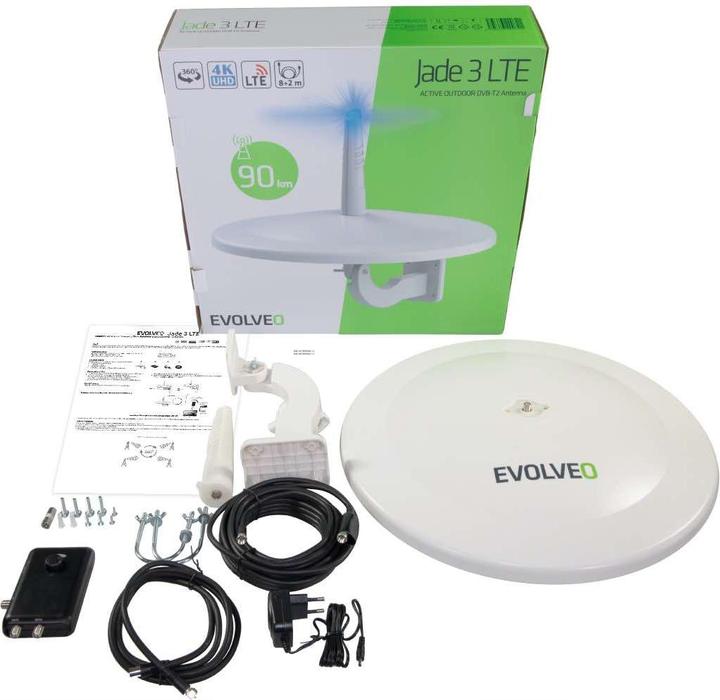 Actual product image Evolveo Jade 3 LTE, aktivn?? venkovn?? ant???na DVB-T2, LTE filtr
