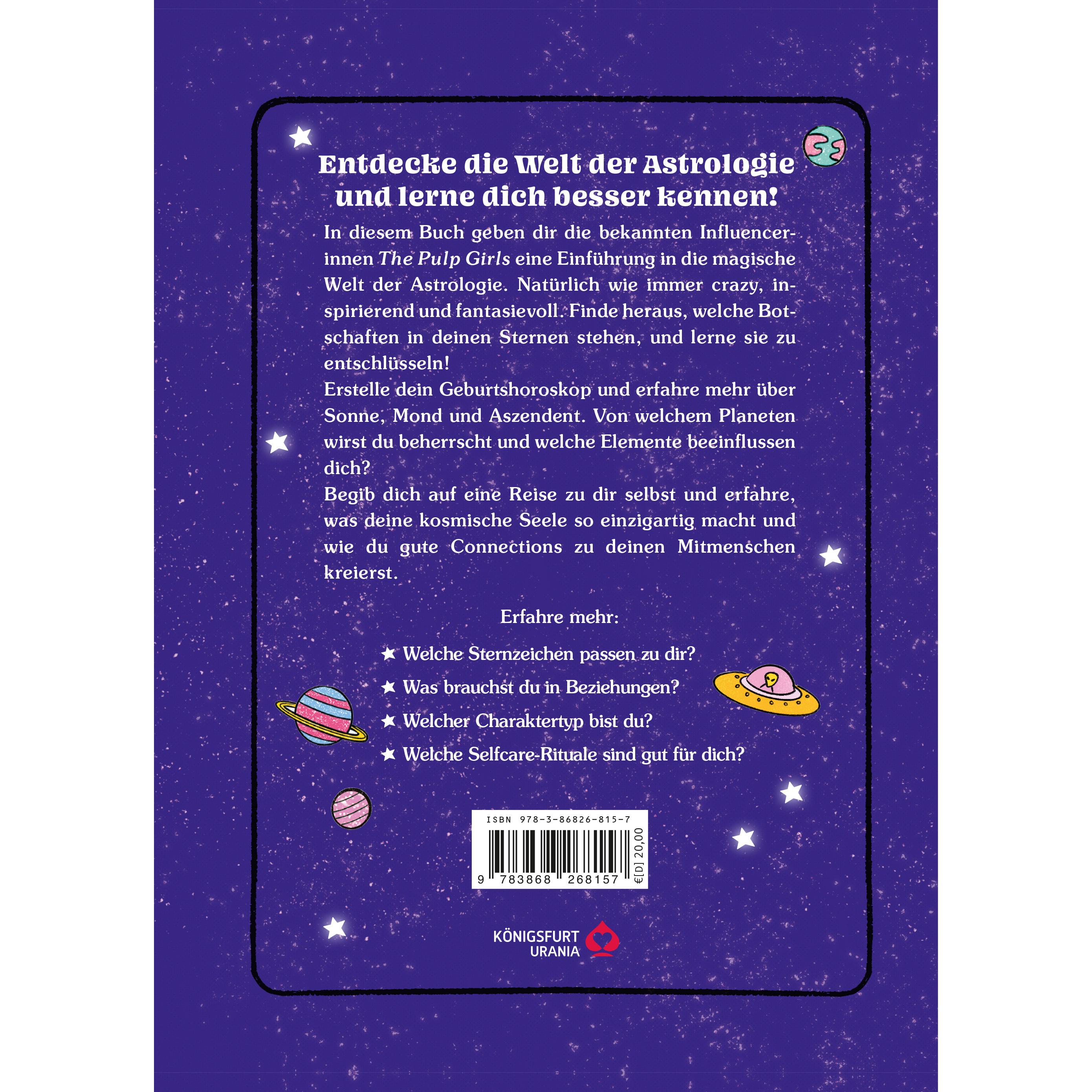 Thumbnail - The Pulp Girls - Astrologie - Die Magie deiner kosmischen Seele, Ratgeber von The Pulp Girls, Saskia Draxler