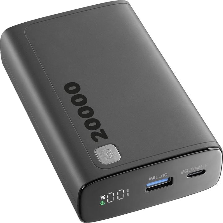 Produktbild Cellularline CELLULAR L& CLL PB DISPLAY 20000 BK (20000 mAh, 20 W, 77 Wh)