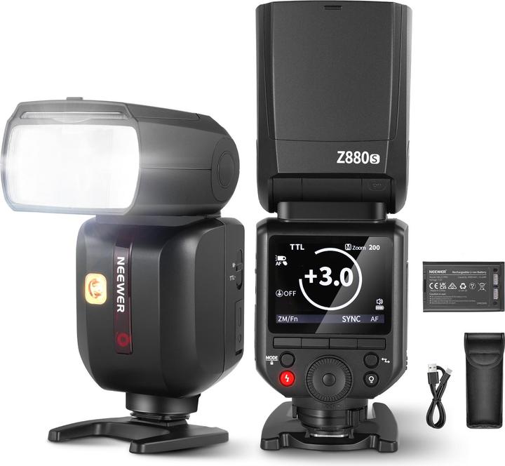 Immagine prodotto Neewer Z880-S TTL Camera Flash Speedlite With 3000mAh Lithium Battery (Attacco del flash, Sony)