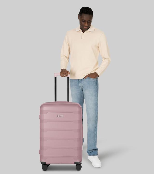 Actual product image D&N South Dakota 4 Rollen Trolley M 66 cm mit Dehnfalte (62 l)