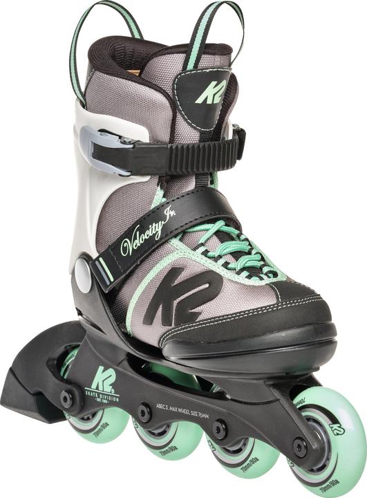 Produktbild K2 Velocity Junior Girl Inliner (Grösse: 32.0-37.0, black/grey/green) (32, 33, 34, 35, 36, 37)