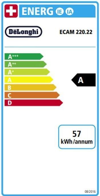 Label énergétique De'Longhi Magnifica Start