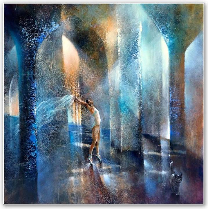 Image du produit Trenddeko Bijoux - Chat et danseur (50 x 50 cm)
