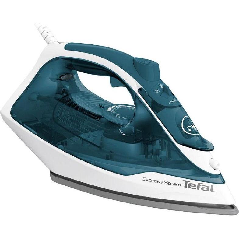 Tefal Iron FV 2839 Express Steam, Bügeleisen, Blau, Weiss