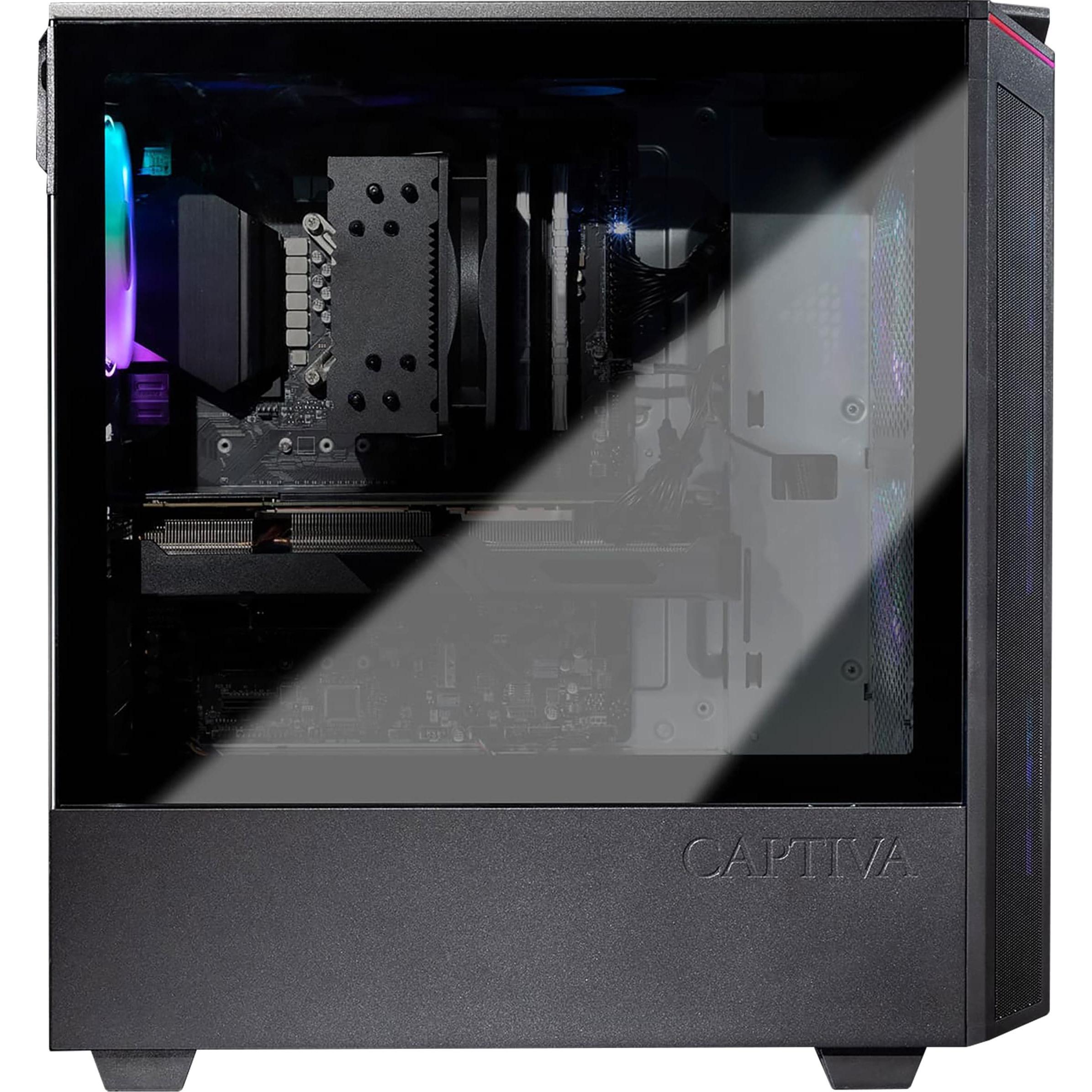 Thumbnail - Captiva Advanced Gaming I67-554 Core i5 RTX 3050 (Intel Core i5-12400F, 16 GB, 1000 GB, GeForce RTX 3050), PC, Schwarz