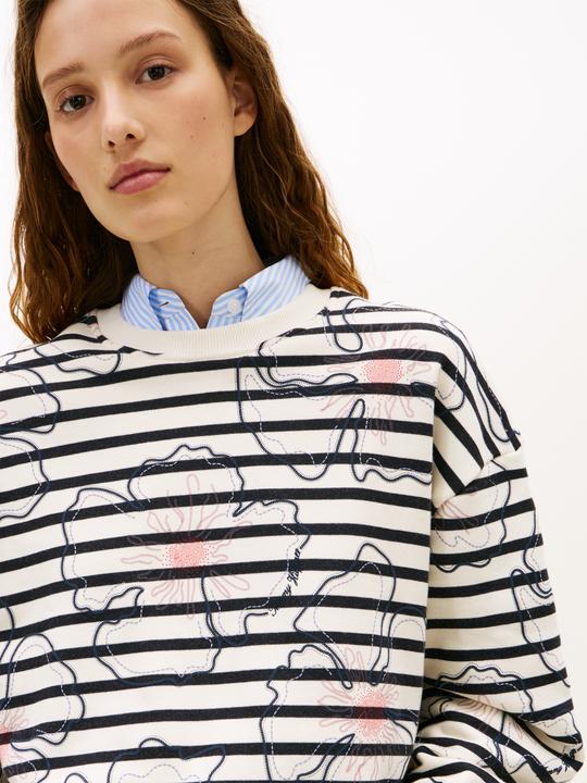Produktbild Tommy Hilfiger Blumenmuster Pullover Sweatshirt (XXS)