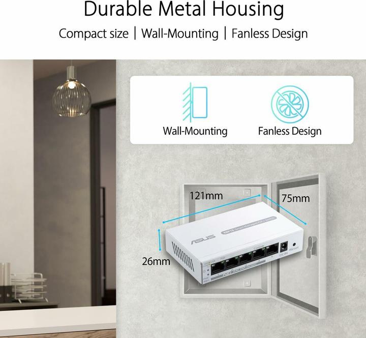 Actual product image ASUS WL-Router EBP15 (5 ports)