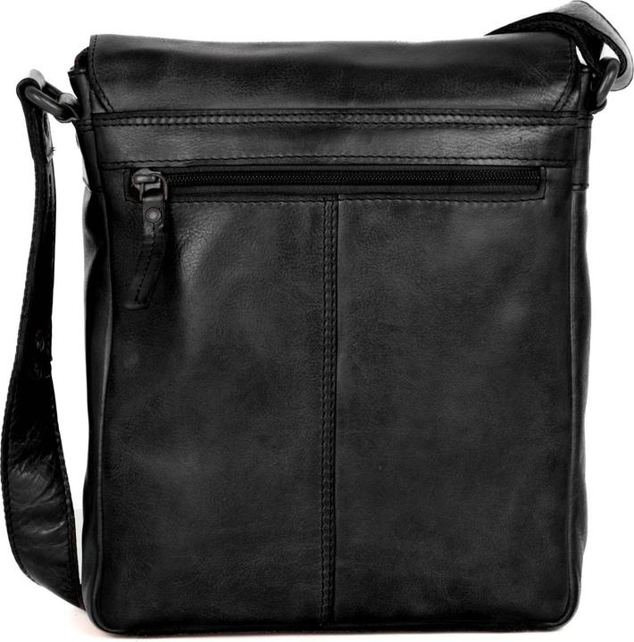 Immagine prodotto Spikes & Sparrow Medium Schoudertas Heren - Leer - Apache - Zwart