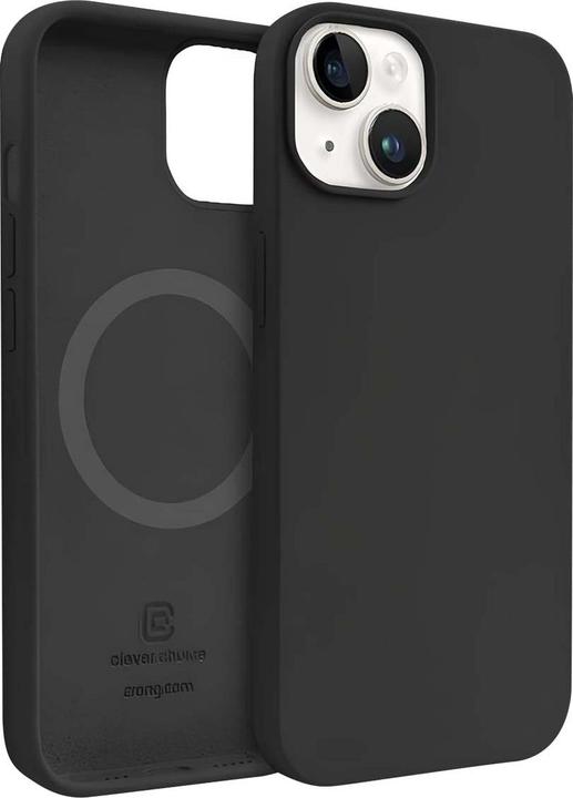 Produktbild Crong Color Cover Magnetic - Hülle iPhone 14 MagSafe (schwarz) (Apple iPhone 14)