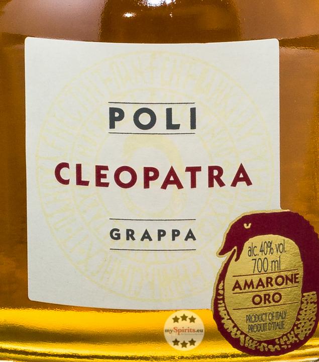 Produktbild Poli Grappa Cleopatra Amarone Oro (1 x 70 cl)