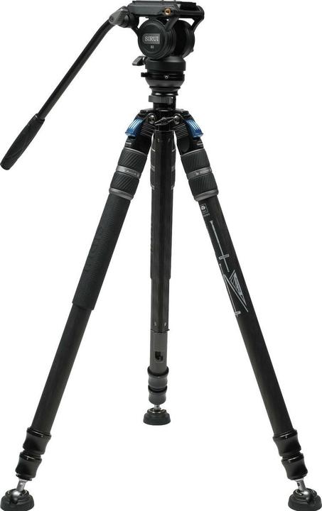 Image du produit Sirui SVS60 + S3 Rapid System Ein-Schritt Höhenverstellbares Video-Stativ-Kit (Carbone, Métal)