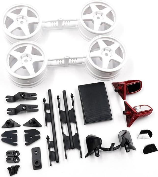 Actual product image Yeah Racing Karosserie Lancer Evo IV 1:10 Rot