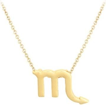 Produktbild JVD Gold plated necklace with Scorpio pendant SVLN0195XH2GOSC