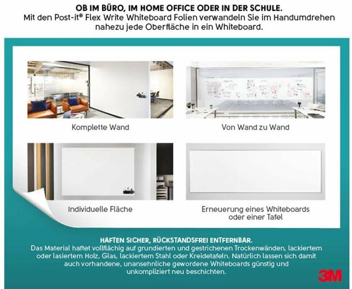 Produktbild Post-it Whiteboard Folie (90 x 120 cm)