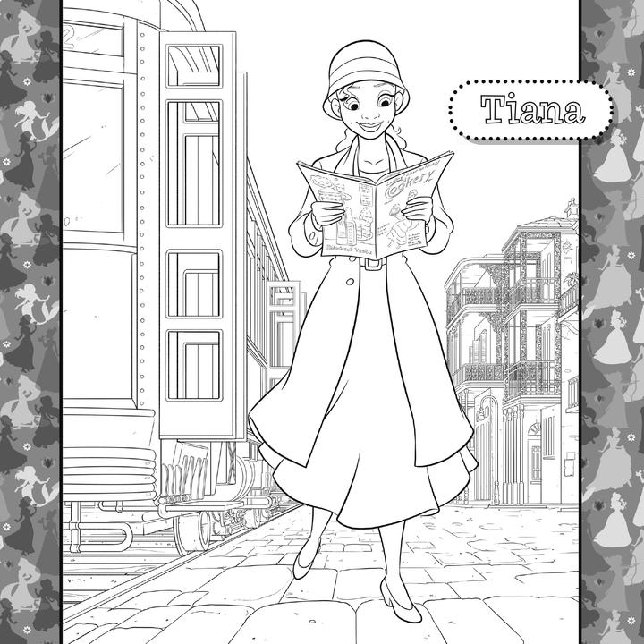 Actual product image Panini Disney Princess: Magical colouring fun - The most beautiful motifs to colour in