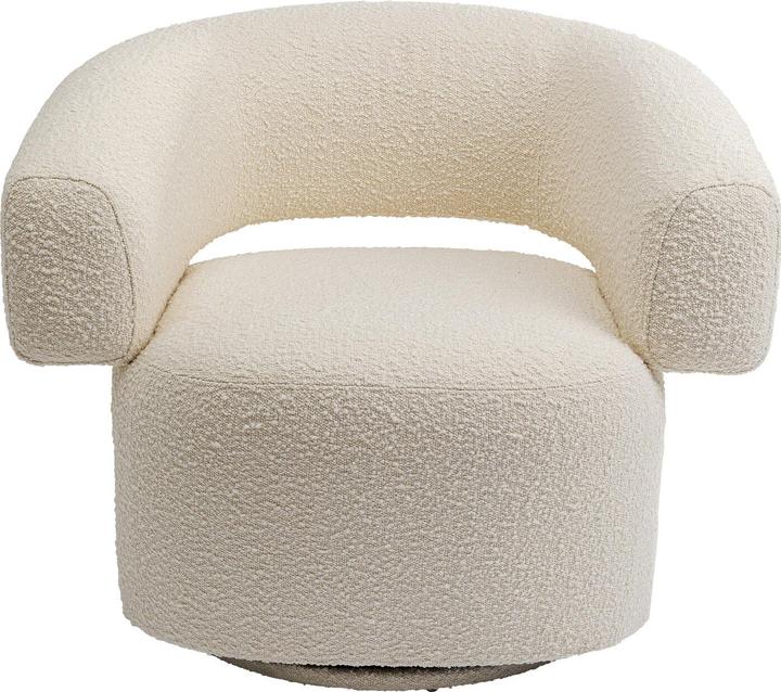 Kare Design Swivel Armchair Maye Cream