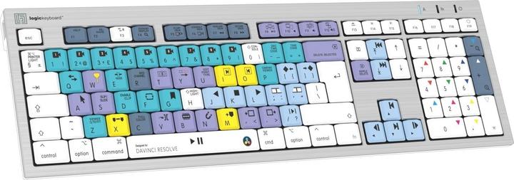 Actual product image Logickeyboard Davinci Resolve Classic ALBA UK (Mac) (Eng. Int., Cable)