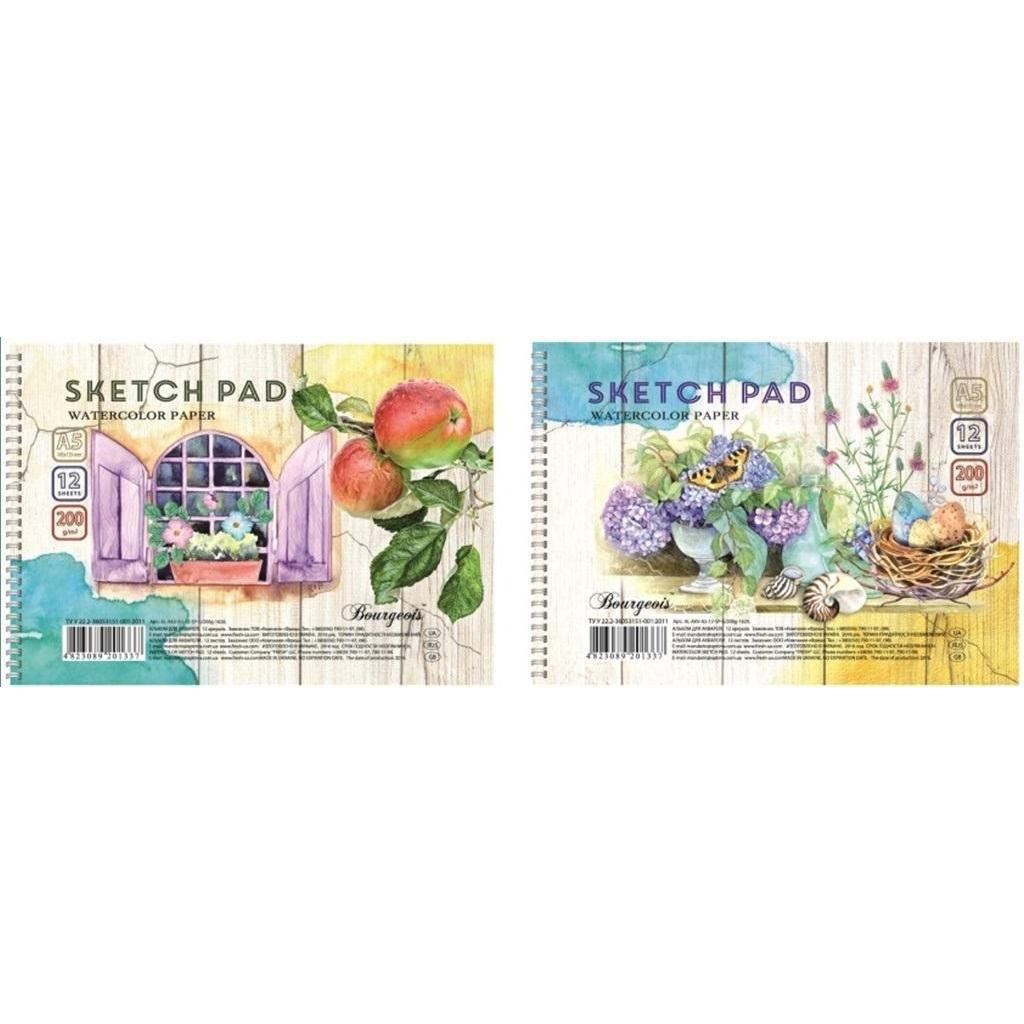 Fresh, Quaderni + Bloc notes, Skizzenbuch A5/12K 200g/m2 FRISCH (A5)