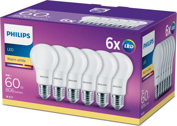 Immagine prodotto Philips LED (E27, 60 W, 806 lm, 1 x, F)