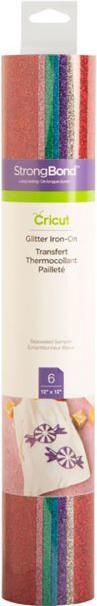 Immagine prodotto Cricut Campionario Glitter Iron-On 30x30cm 6 fogli Bejeweled