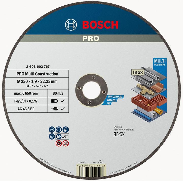 Actual product image Bosch Professional Zubehör Cutting disc
