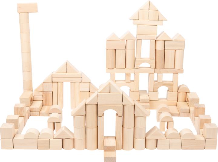 Actual product image small foot Wooden building blocks nature