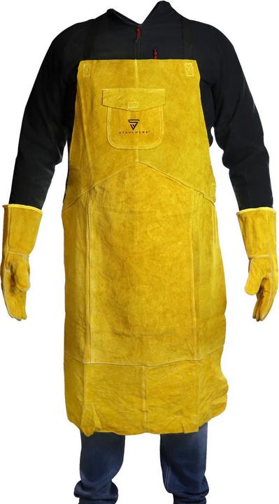 Produktbild Stahlwerk Schweisserschutzkleidung Set Schweisserschürze + Schweisshandschuhe dick