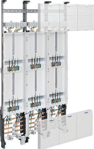 Produktbild Hager Komplettfeld ZL51X8N 6Z 3feldrig 1350mm