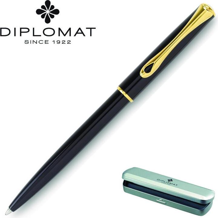 Produktbild Diplomat Kugelschreiber Traveller (Gold, Schwarz)