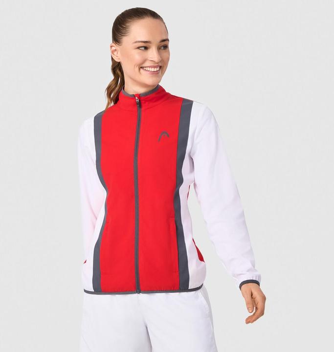 Produktbild Head Club 25 Jacke Damen Rot/Weiss (3XL)