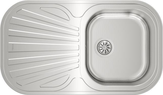 Actual product image Teka Stylo 1C 1E (Top-mounted sink, 83 cm, 48.50 cm)